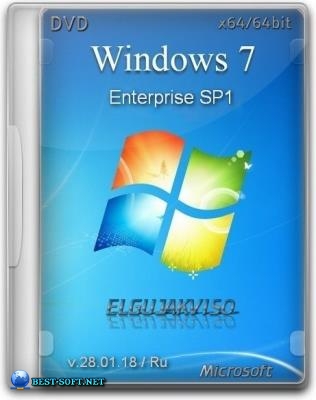 Windows 7 Enterprise SP1 x64 Elgujakviso Edition (v.28.01.18)