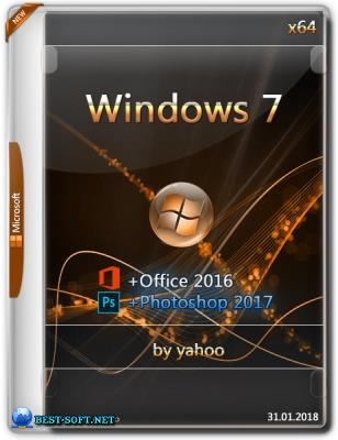 Windows 7  SP1 + Office 2016 + Photoshop 2017 by yahooXXX (x64)