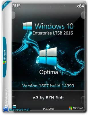 Windows 10 Enterprise LTSB x64 1607 Optima v.3 by RZN-Soft