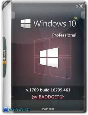 Windows 10.0 rs3 PRO / v.1709.16299.461 / x86 / by BADDGET
