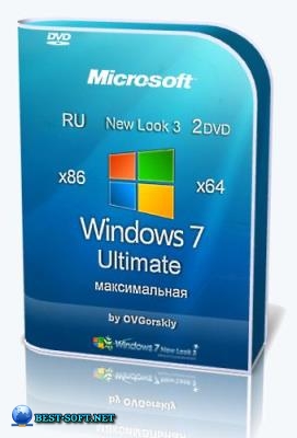Microsoft Windows 7 Ultimate Ru x86-x64 SP1 NL3 by OVGorskiy 08.2018 2 DVD