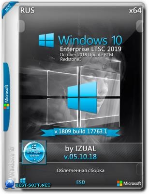 Windows 10 Enterprise LTSC 2019 17763.1 Version 1809 (x64) _IZUAL_05_10_18 (esd)