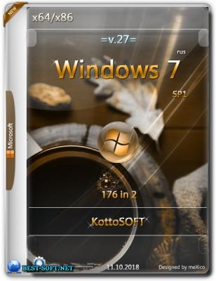 Windows 7 SP1 {176 in 2} KottoSOFT (x86\x64)