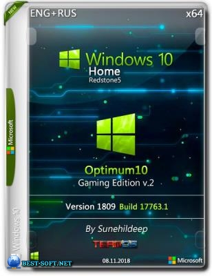 Windows 10 Home x64 RS5 Optimum10 Gaming v.2 By Sunehildeep