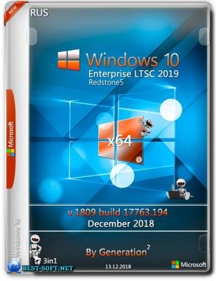 Windows 10 Enterprise LTSC x64 v.1809.17763.194 Dec2018 by Generation2