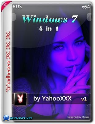 Windows 7 SP1 4 in 1 by yahooXXX 64bit