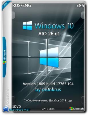 Windows 10 v1809 -26in1- (AIO) by m0nkrus (32)