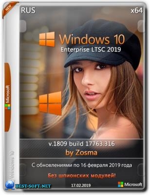 Windows 10 Enterprise LTSC by Zosma (x64) (16.02.2019)  