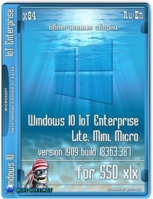 Windows 10 IoT Enterprise Lite, mini, micro 1909 (18363.387) for SSD xlx (x64)