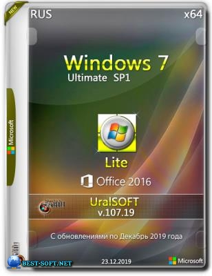 Windows 7x86x64 Ultimate Lite & Office2016 by Uralsoft