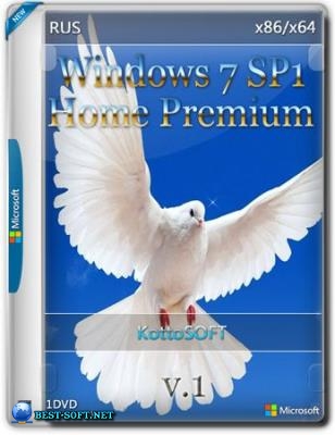 Windows 7 SP1 Home Premium v.1 (x86-x64) by KottoSOFT