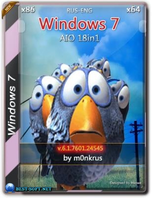 Windows 7 SP1 -18in1- UnsupportEd (AIO) (x86-x64) by mOnkrus