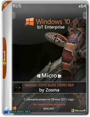 Windows 10 IoT Enterprise x64 micro 21H1 build 19043.964 by Zosma