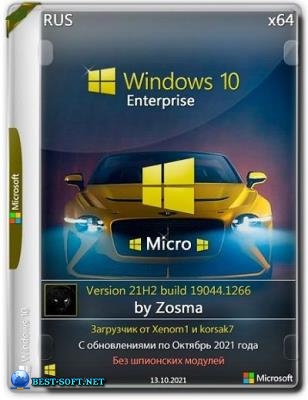 Windows 10 Enterprise x64 Micro 21H2.19044.1266 by Zosma
