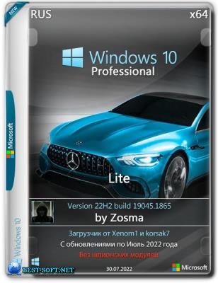 Windows 10 Pro x64 Lite 22H2 build 19045.1865 by Zosma