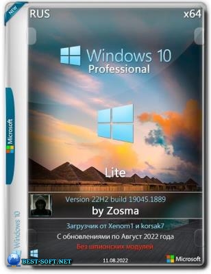 Windows 10 Pro x64 Lite 22H2 build 19045.1889 by Zosma