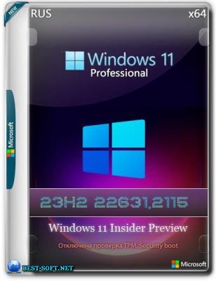 Windows 11 23H2 22631.2115 x64 Pro   