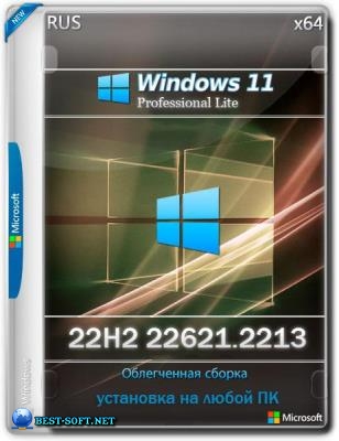Windows 11 Pro 22H2 22621.2213 Lite (x64)