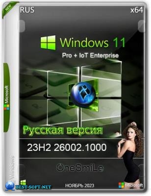 Windows 11 Pro 23H2 x64 Русская by OneSmiLe 26002.1000