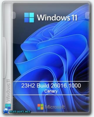 Windows 11 Pro 23H2 Build 26016.1000 Canary