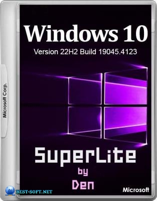 Windows 10  Lite 22H2 Build 19045.4123 by Den