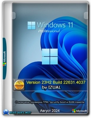 Windows 11 Pro 23H2 22631.4037 (x64) by IZUAL