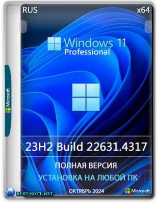 Windows 11 Pro 23H2 Build 22631.4317 Full  2024