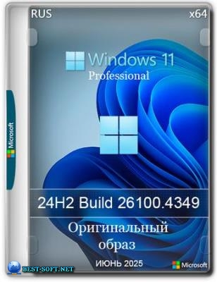 Windows 11 Pro 24H2 Build 26100.4349 Full Июнь 2025