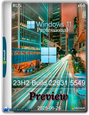Windows 11 Pro 23H2 Build 22631.5549 Preview