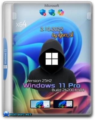 Windows 11 Pro 25H2 Build 26200.6584 by Igors_VL