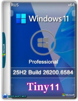 Windows 11 Pro Tiny11 25H2 build 26200.6584 by NTDEV
