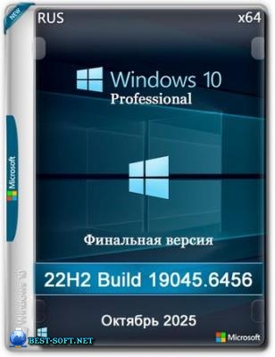 Windows 10 Pro 22H2 Build 19045.6456 Final  2025