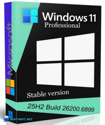 Windows 11 Pro 25H2 build 26200.6899 Stable