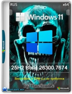 Windows 11 25H2 build 26300.7674 by OneSmiLe