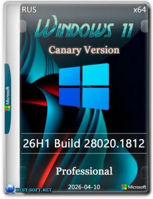 Windows 11 Pro 26H1 Build 28020.1812 Canary